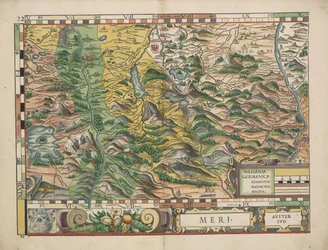 Cartes du pays de Bavière de 1568 (Tableau 22)